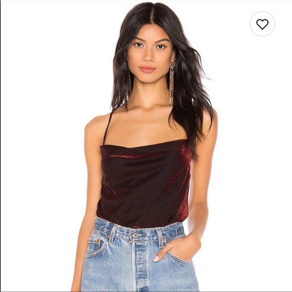 LPA LETTA CAMI TOP IN RED / SIZE M / EXCELLENT CONDITION